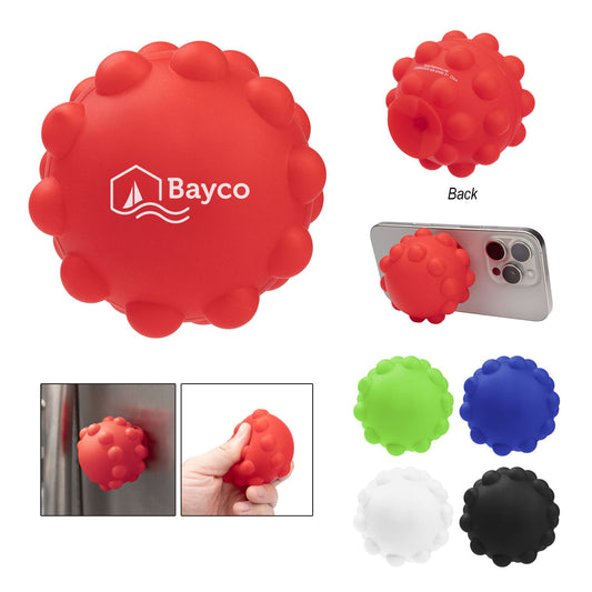 Push Pop Recycled Squeeze Ball Phone Stand