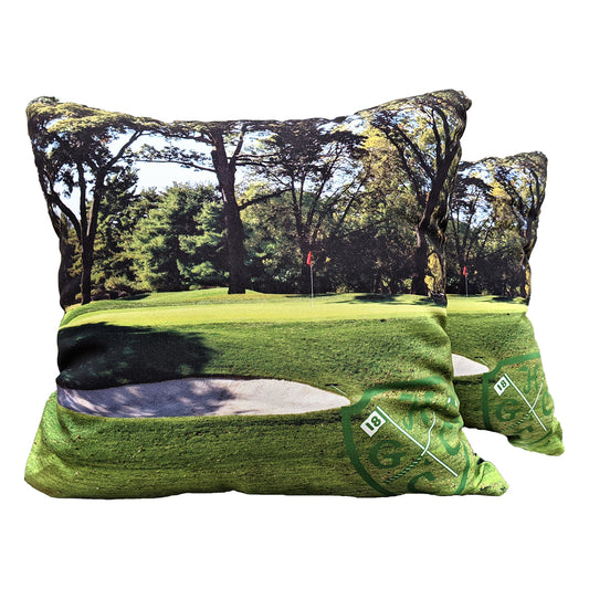 Custom logo Medium Full Color Throw Pillow