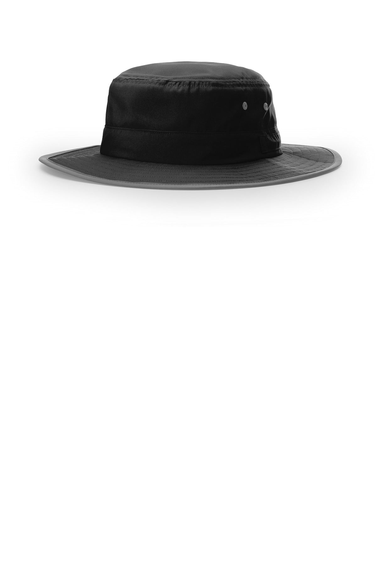 Custom logo Richardson Lite Wide Brim Hat 810 in Black