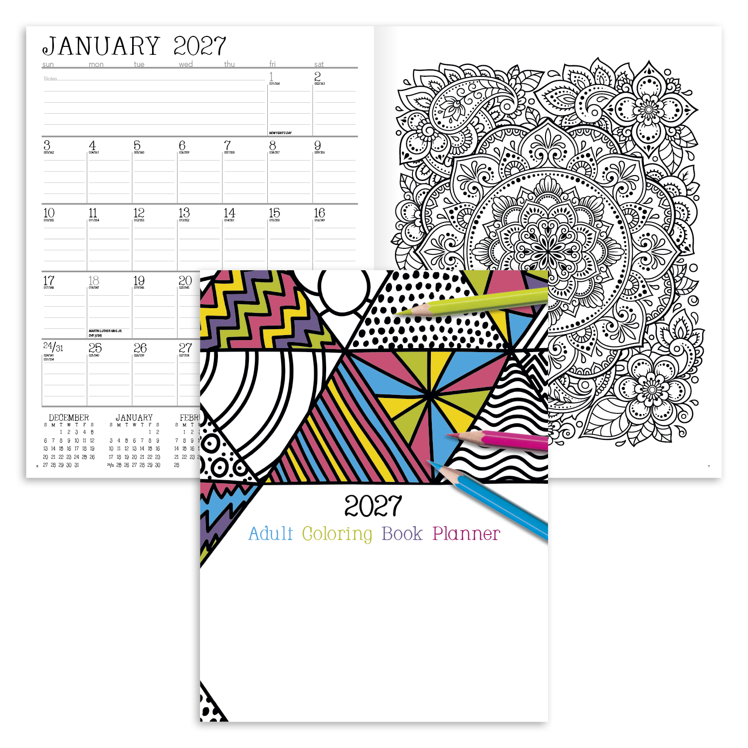 Adult Coloring Book Planner