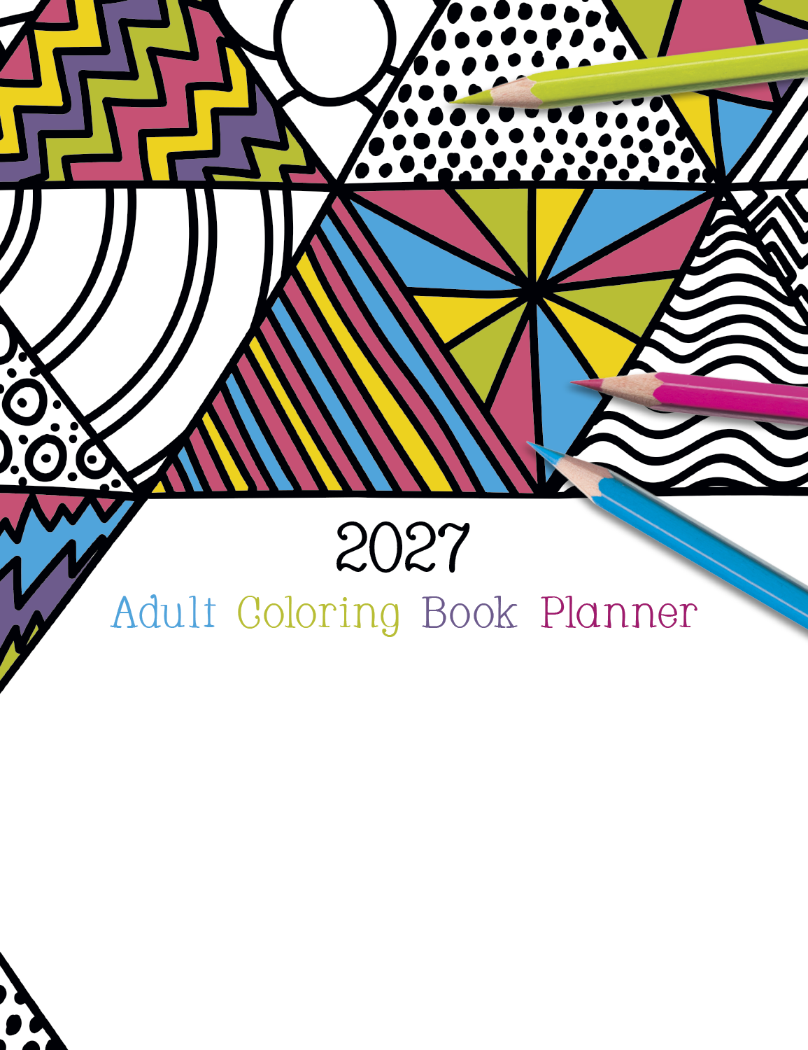 Adult Coloring Book Planner