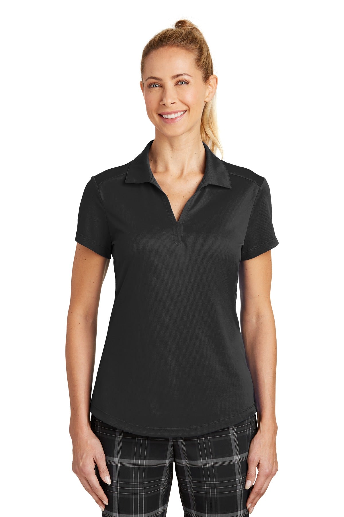 Custom logo Nike Women's Dri-FIT Legacy Polo. 838957 in Black