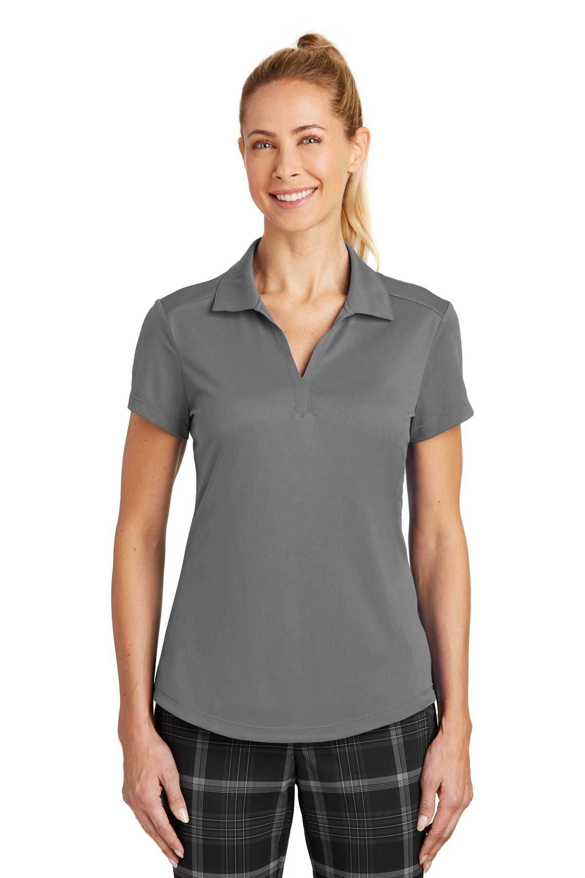 Custom logo Nike Women's Dri-FIT Legacy Polo. 838957 in Dark Grey