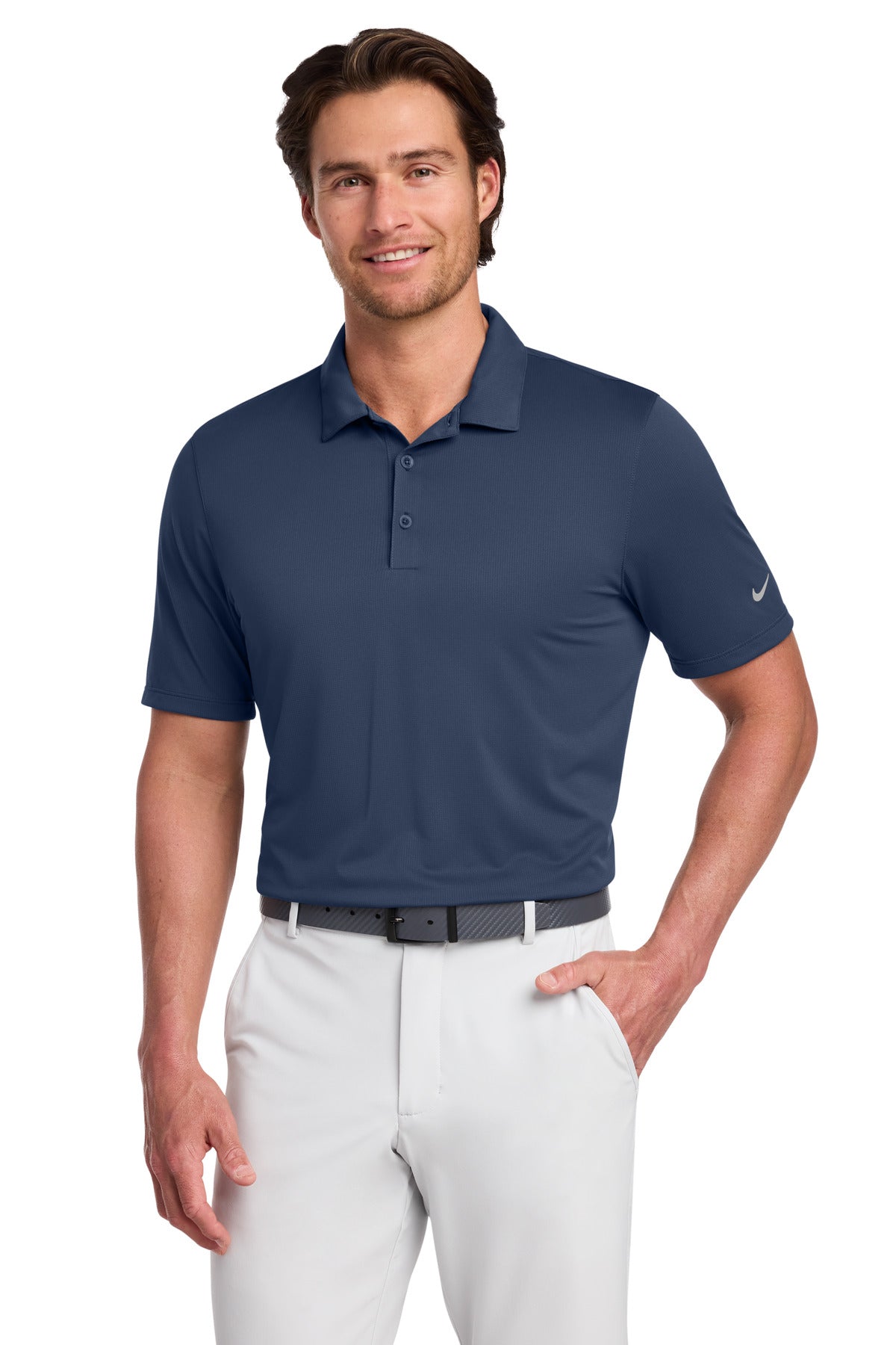 Custom logo Nike Dri-FIT Legacy Polo. 883681 in Midnight Navy