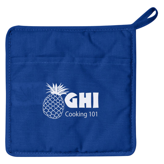 Custom logo Quilted Cotton Canvas Pot Holder