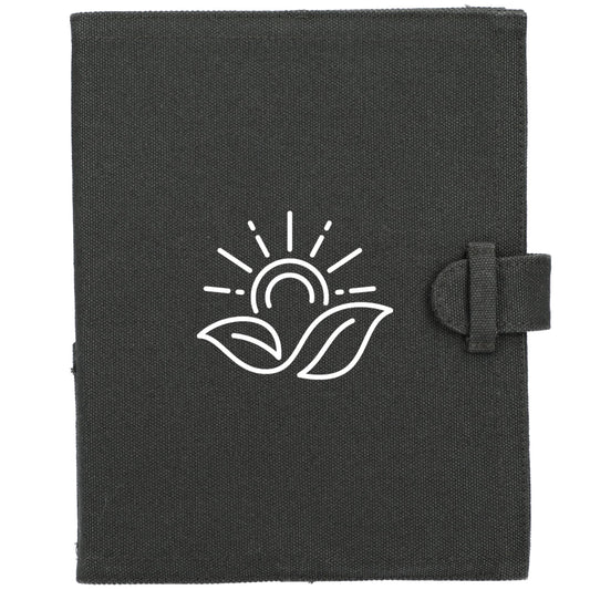 Custom logo Terra Thread Fairtrade Refillable Notebook