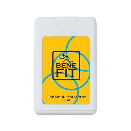 Custom logo .66 Oz. Card Shape Hand Sanitizer
