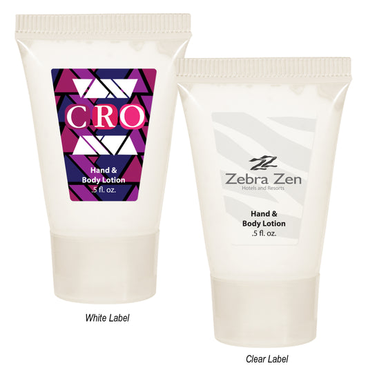 Custom logo .5 Oz. Hand And Body Lotion Tube