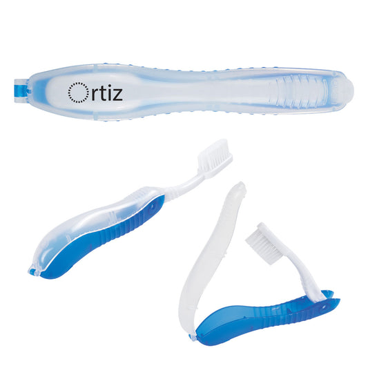 Custom logo Travel Toothbrush In Folding Case