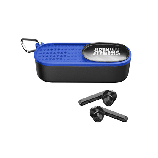 Custom logo Power Slide Wireless Earbuds & Speaker