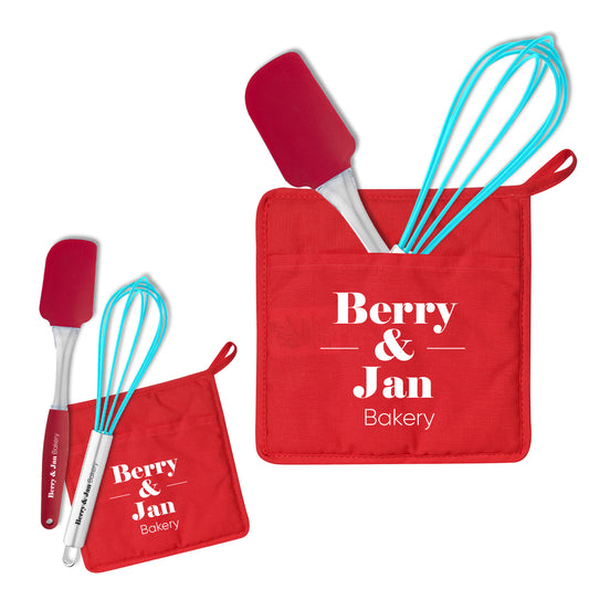 Custom logo Baking Basics Kit