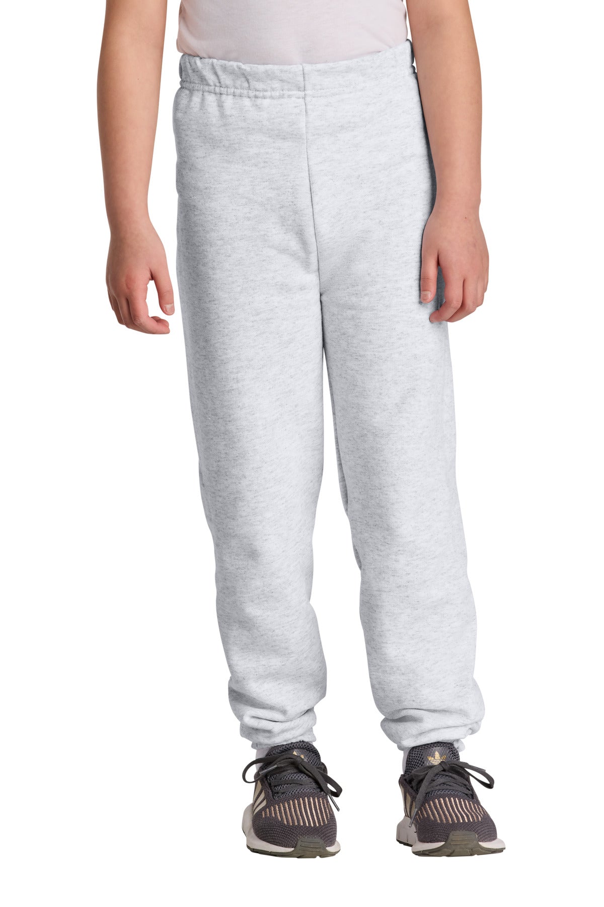 Custom logo Jerzees® Youth NuBlend® Sweatpant 973B in Ash