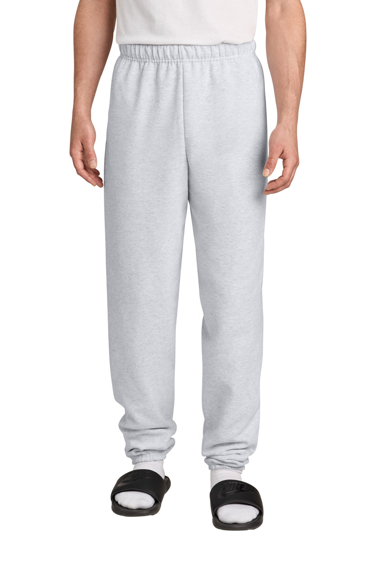 Custom logo Jerzees® - NuBlend® Sweatpant.  973M in Ash