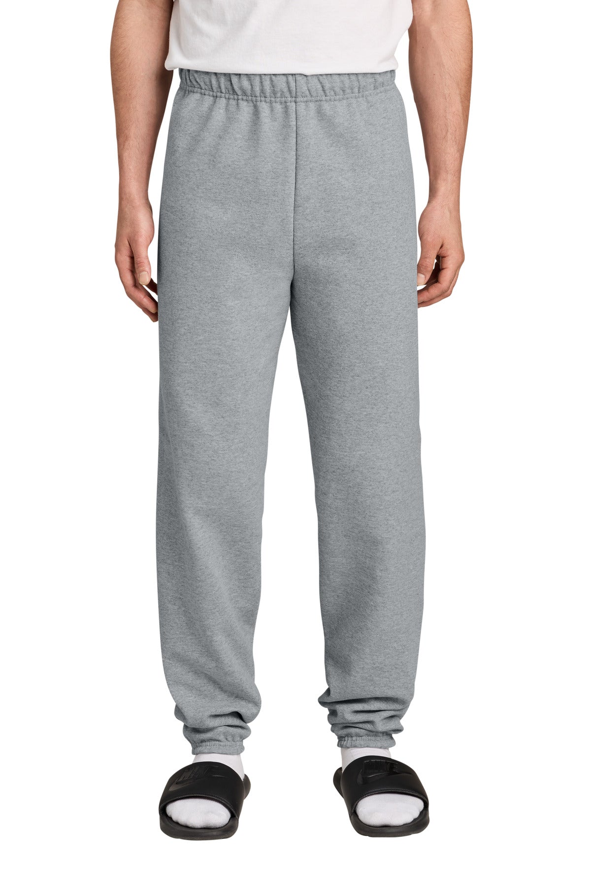 Custom logo Jerzees® - NuBlend® Sweatpant.  973M in Athletic Heather