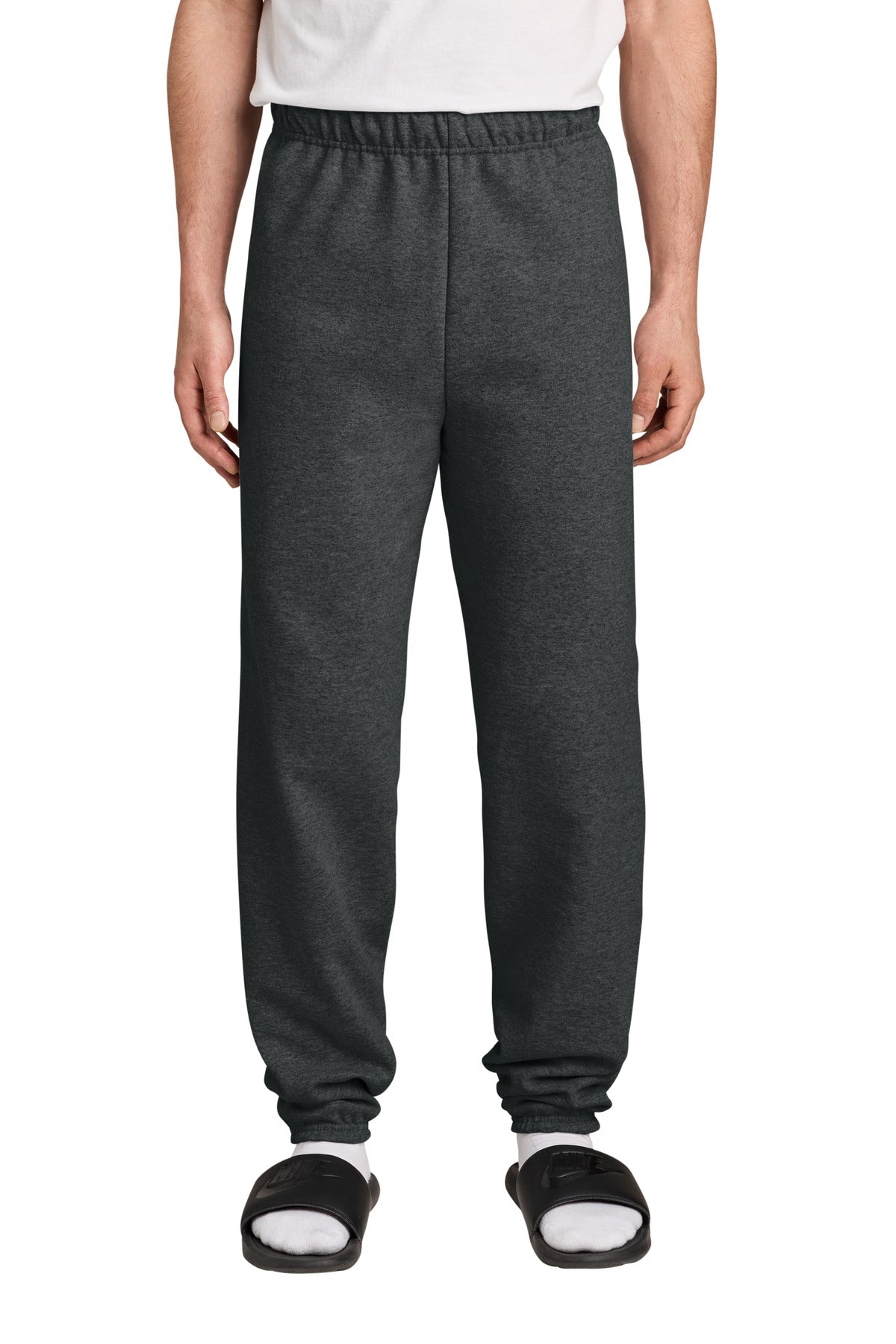 Custom logo Jerzees® - NuBlend® Sweatpant.  973M in Black Heather