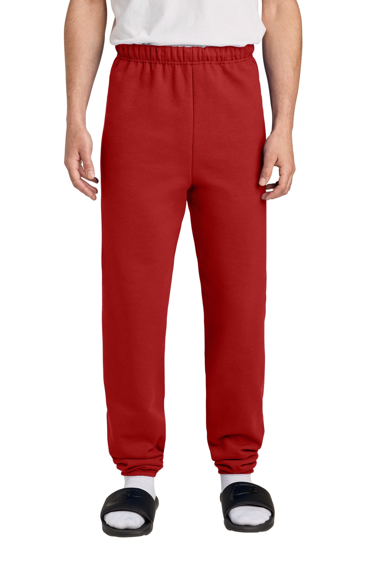 Custom logo Jerzees® - NuBlend® Sweatpant.  973M in True Red