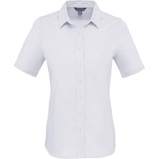 Custom logo TATRA Eco Short Knit Button Up Sleeve Shirt - Women's