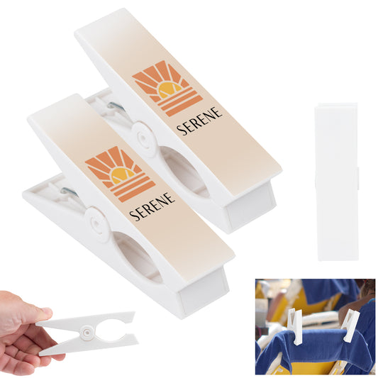 Custom logo Towel Chair Clip Set