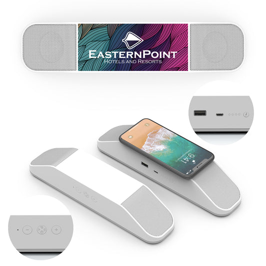 Custom logo Powerstick Forte Speaker & Wireless Charger