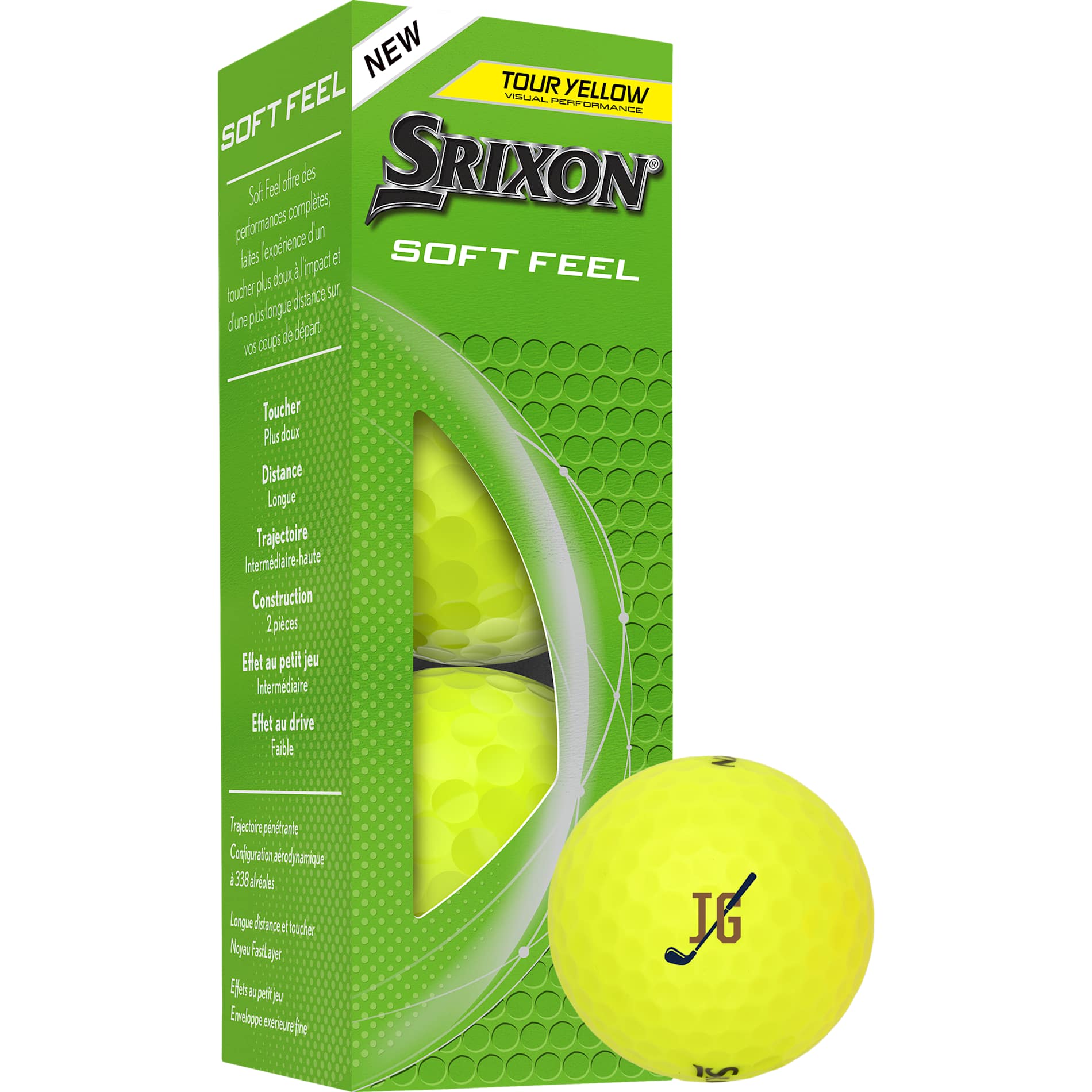Srixon Soft Feel Golf Balls - 3 Pack