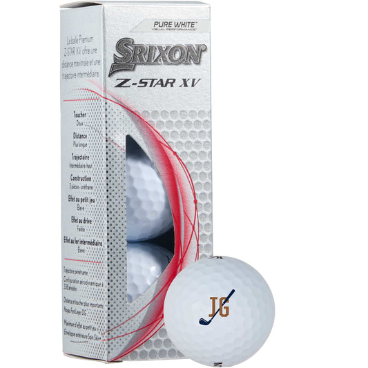 Custom logo Srixon Z-STAR XV Golf Balls - 3 Pack