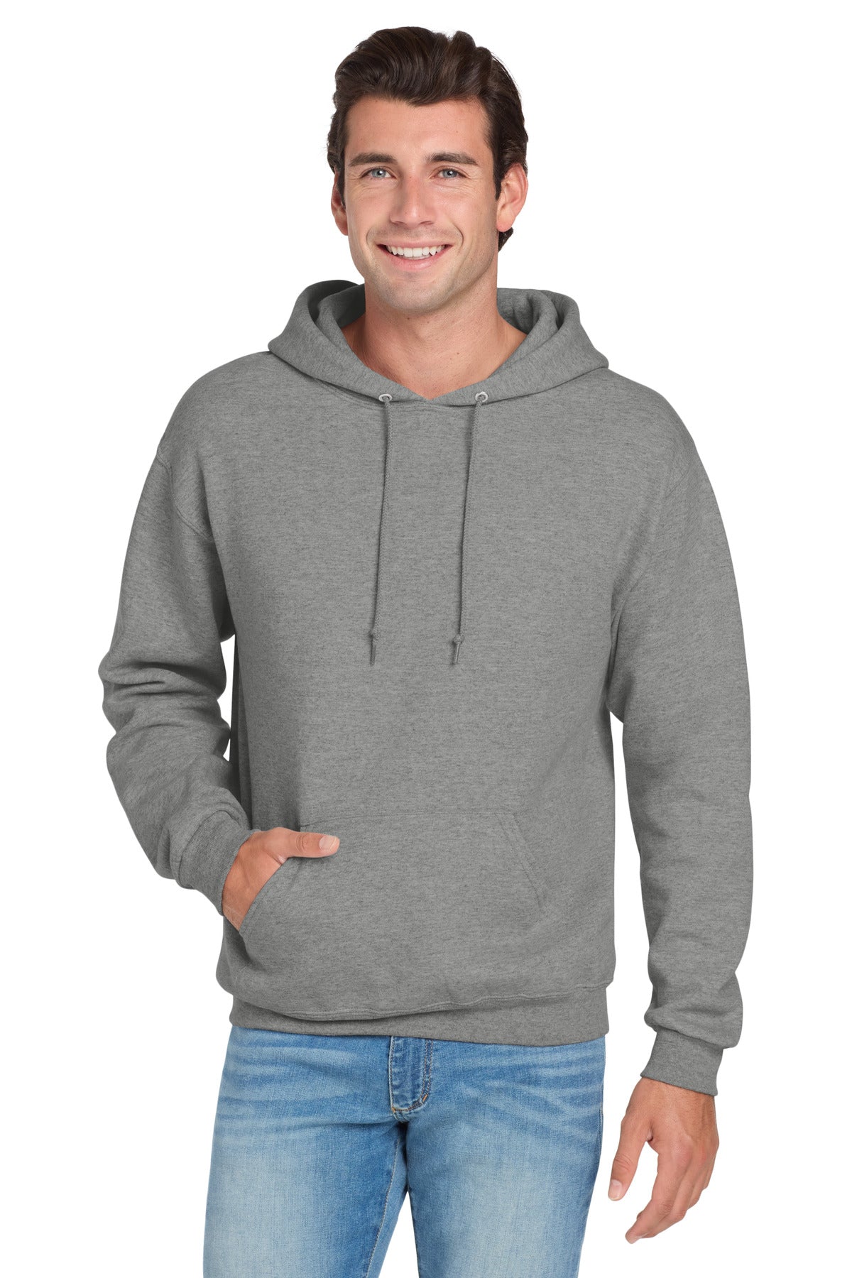 Custom logo Jerzees® NuBlend® Pullover Hooded Sweatshirt.  996M in Oxford