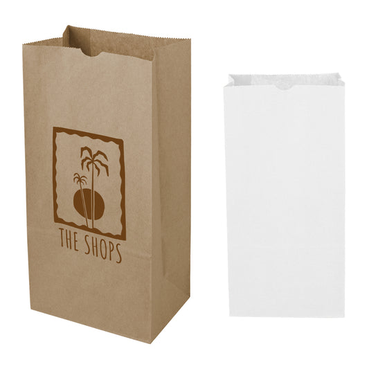 Custom logo 8# SOS Kraft Paper Bag – 6.12" x 12.43"