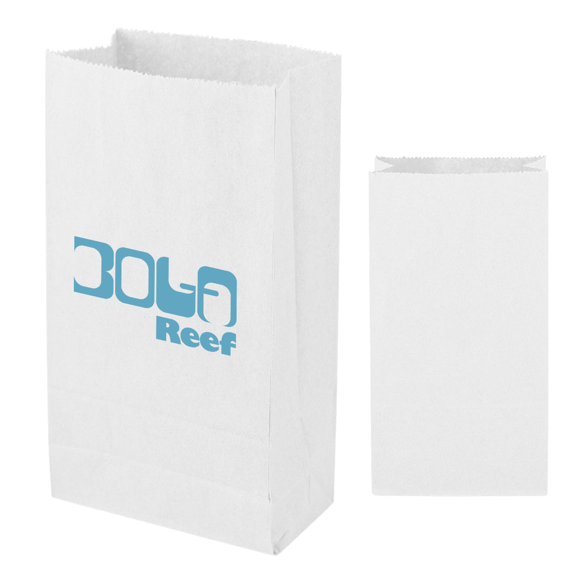 2# SOS Kraft Paper Bag – 4.31" x 7.87"