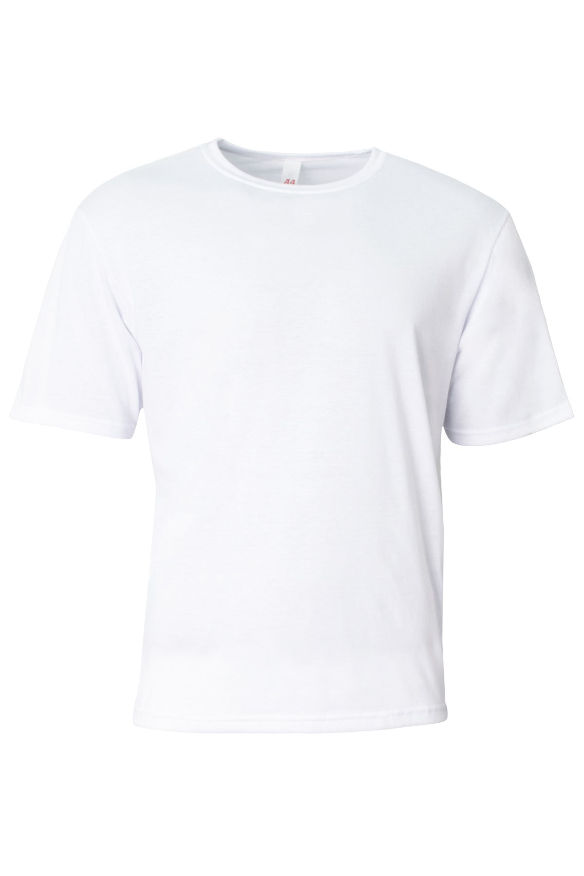 Custom logo A4 Softek Short Sleeve Tee A4N3013 in White