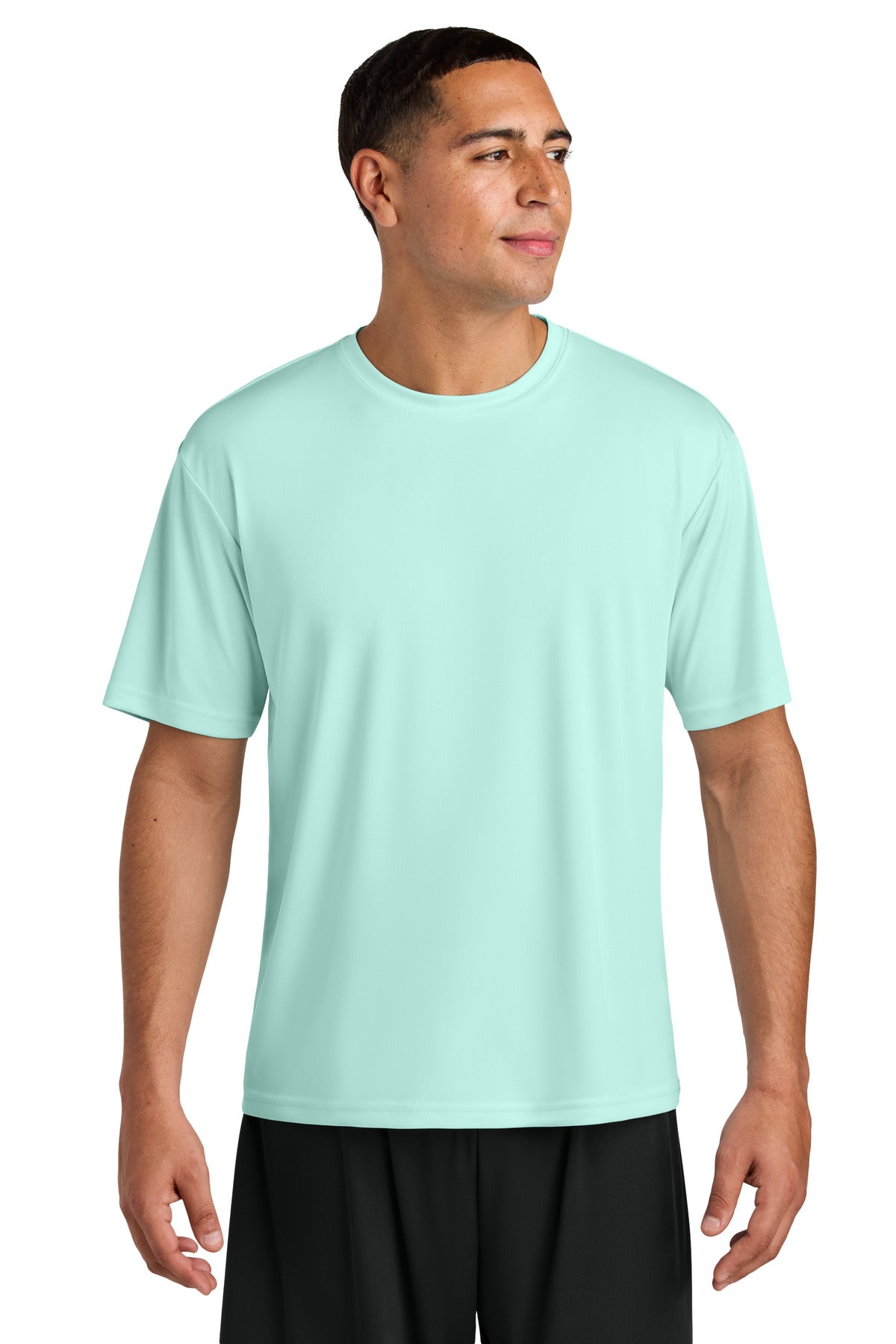 Custom logo A4 Cooling Performance Short Sleeve Tee A4N3142 in Pastel Mint