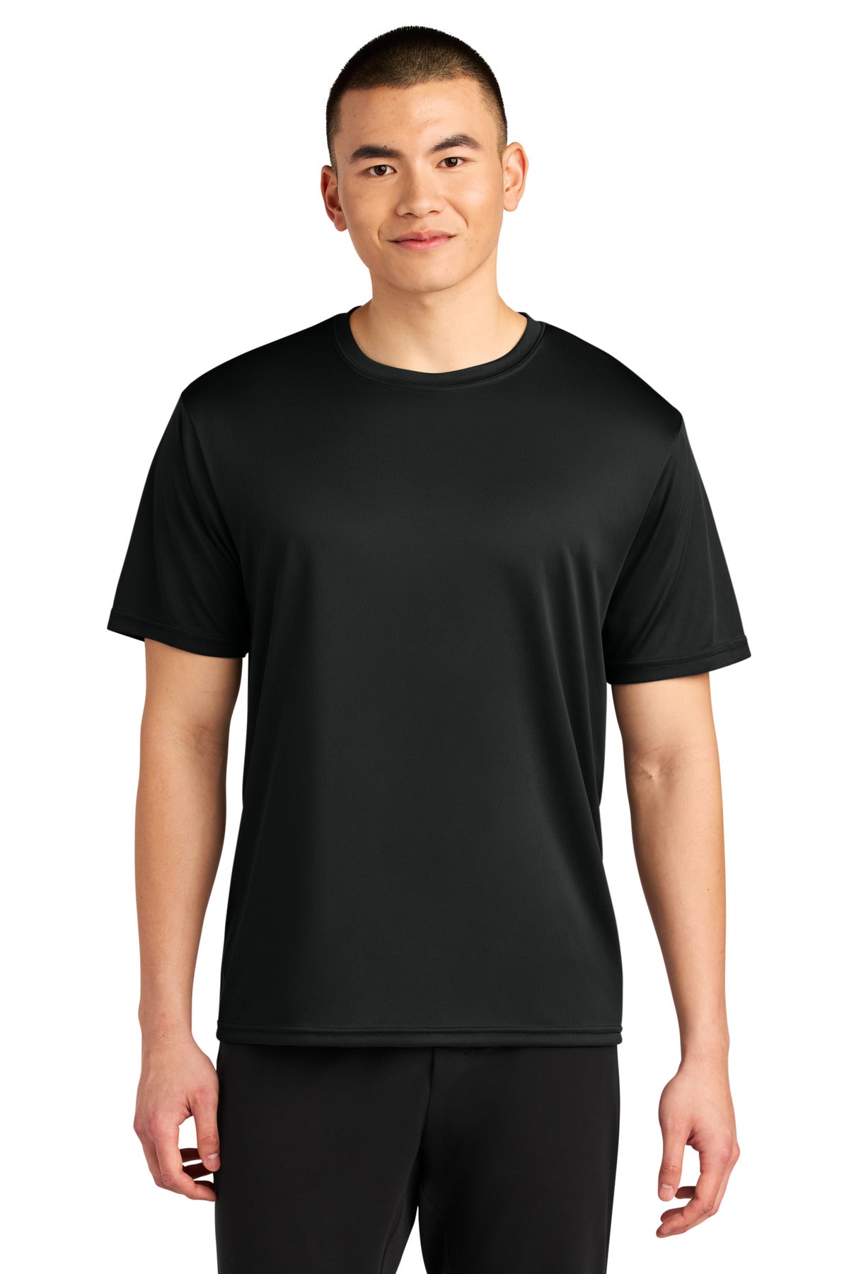 Custom logo A4 Sprint Performance Tee A4N3402 in Black