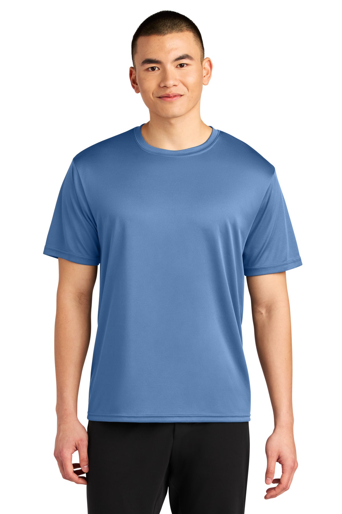 Custom logo A4 Sprint Performance Tee A4N3402 in Light Blue
