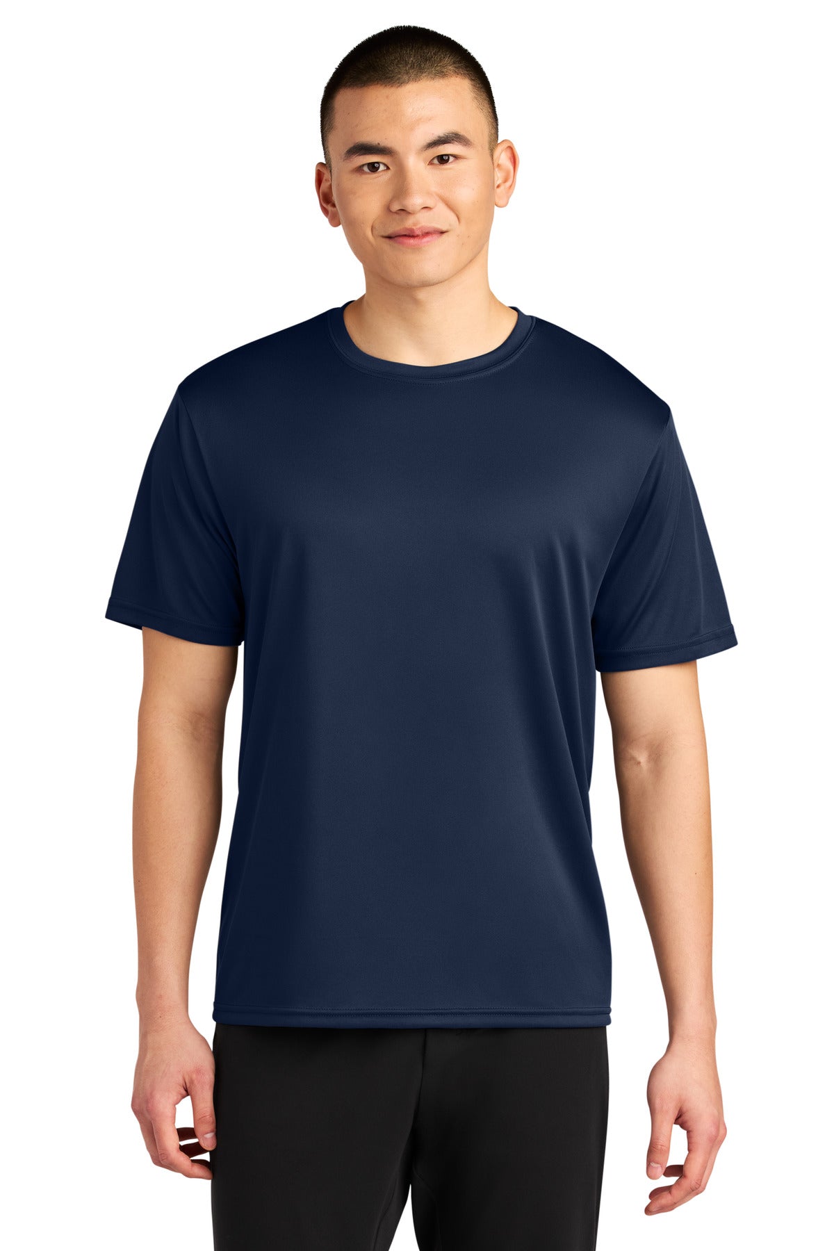 Custom logo A4 Sprint Performance Tee A4N3402 in Navy