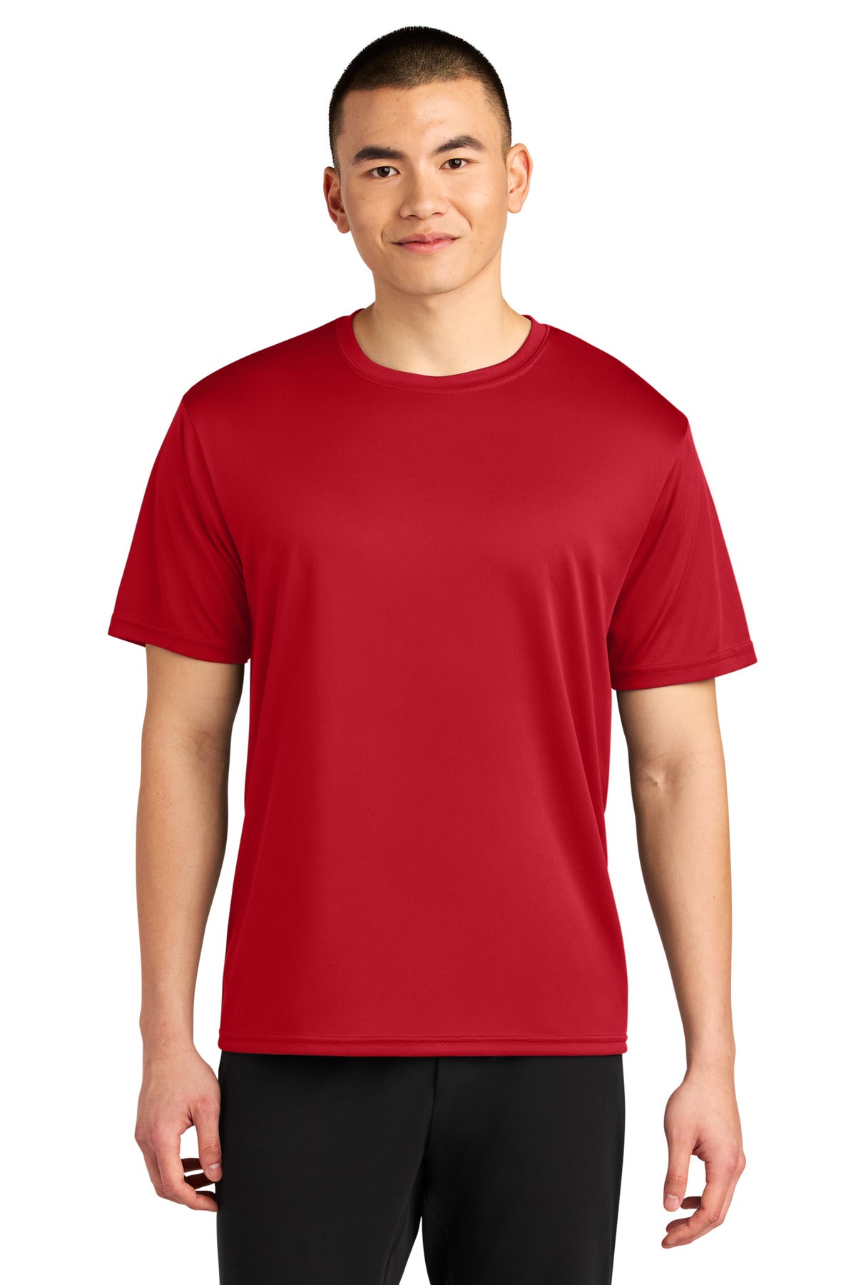 Custom logo A4 Sprint Performance Tee A4N3402 in Scarlet