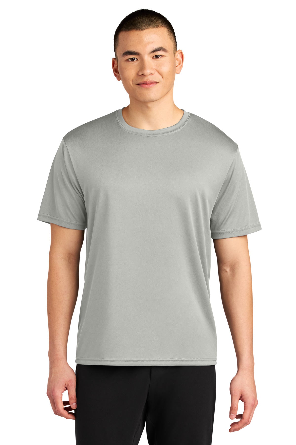 Custom logo A4 Sprint Performance Tee A4N3402 in Silver