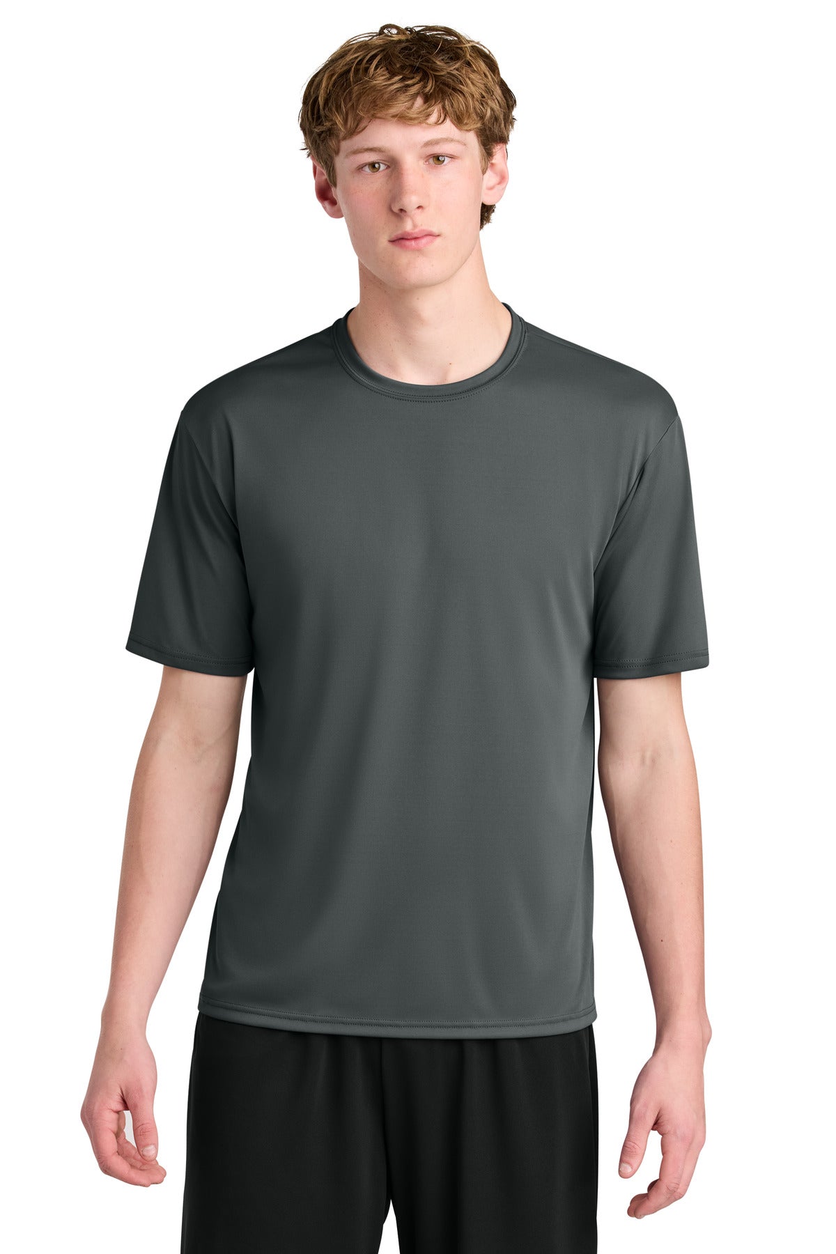 Custom logo A4 AirFlex Short Sleeve Tee A4N3531 in Graphite