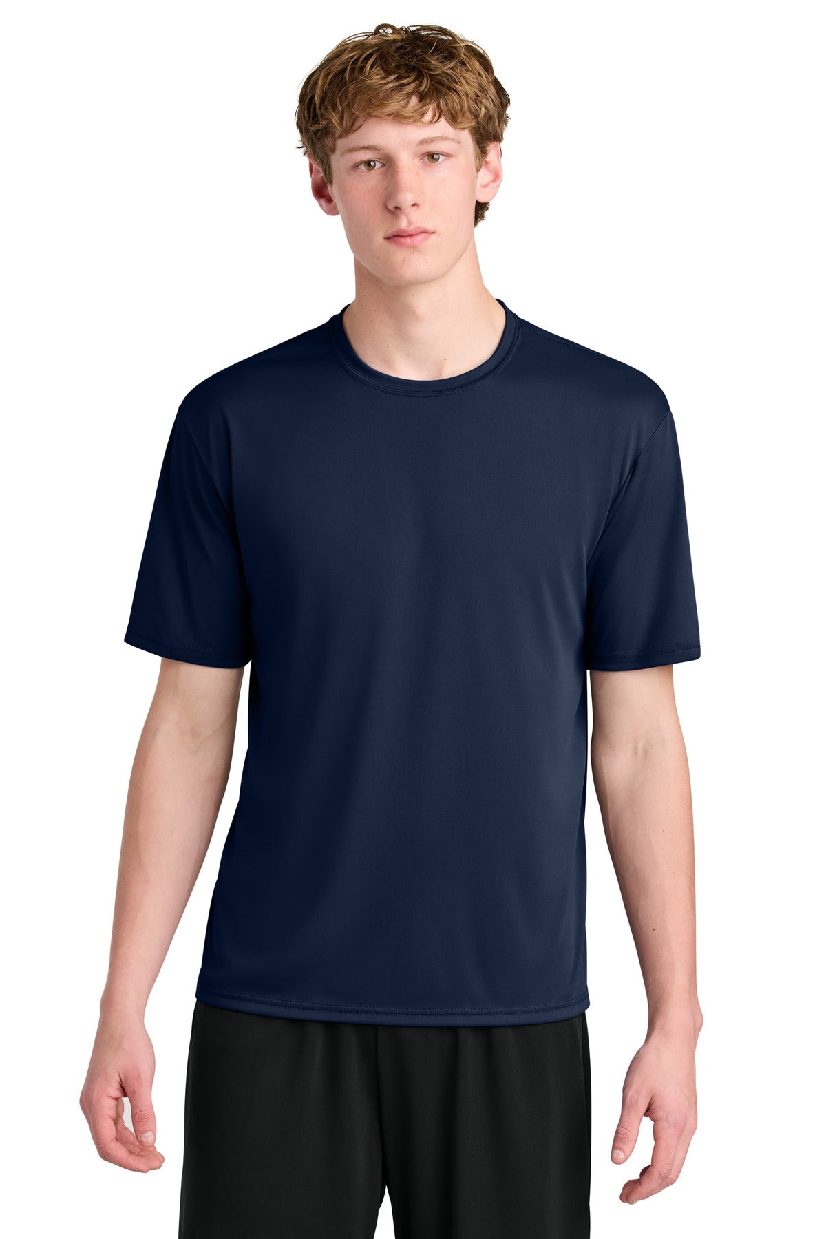 Custom logo A4 AirFlex Short Sleeve Tee A4N3531 in Navy