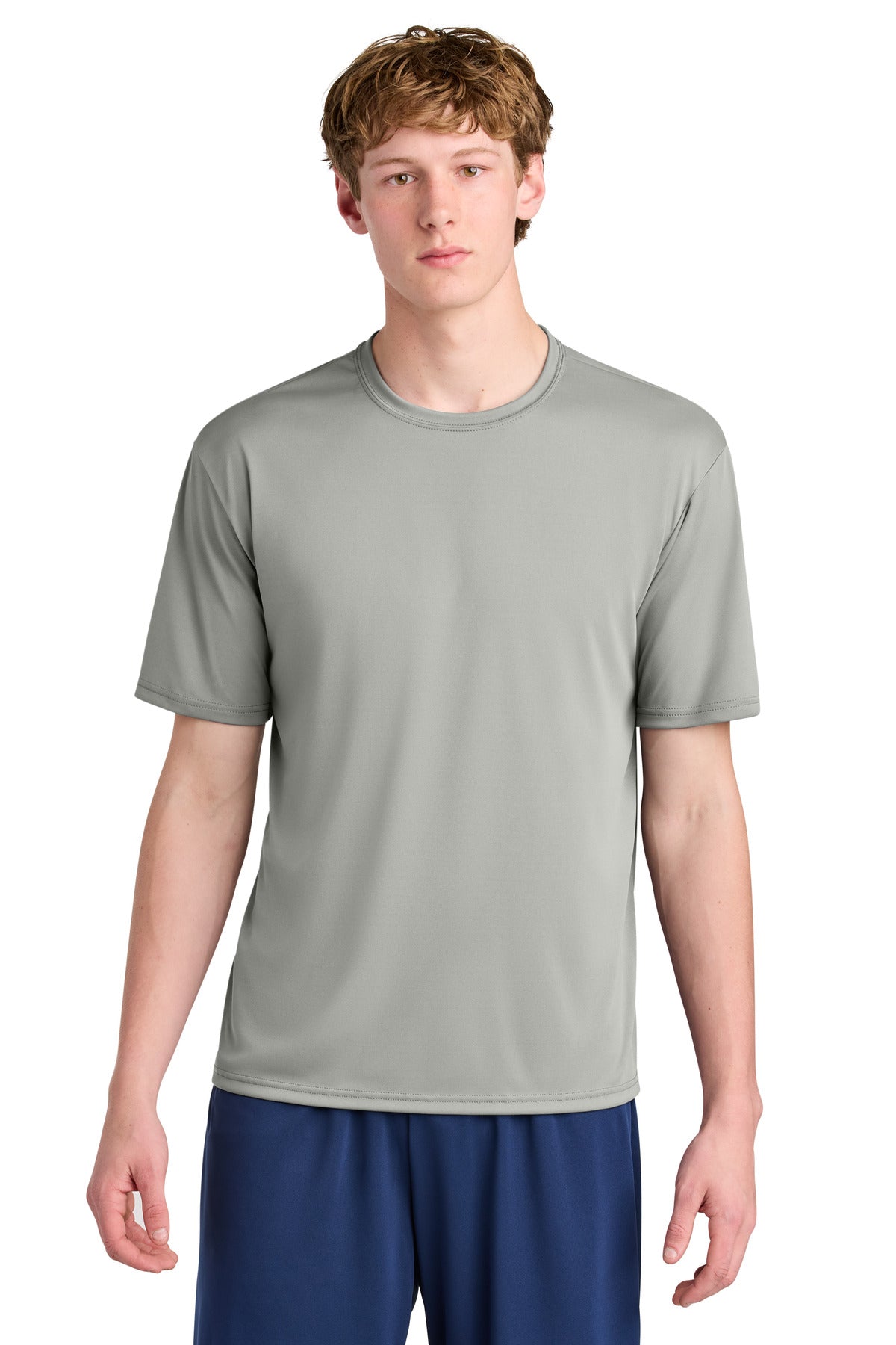 Custom logo A4 AirFlex Short Sleeve Tee A4N3531 in Silver