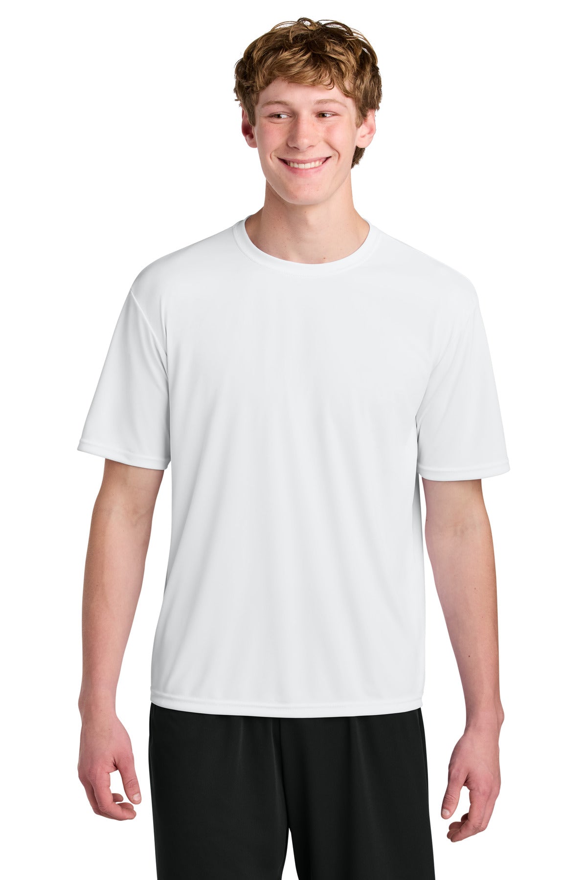 Custom logo A4 AirFlex Short Sleeve Tee A4N3531 in White