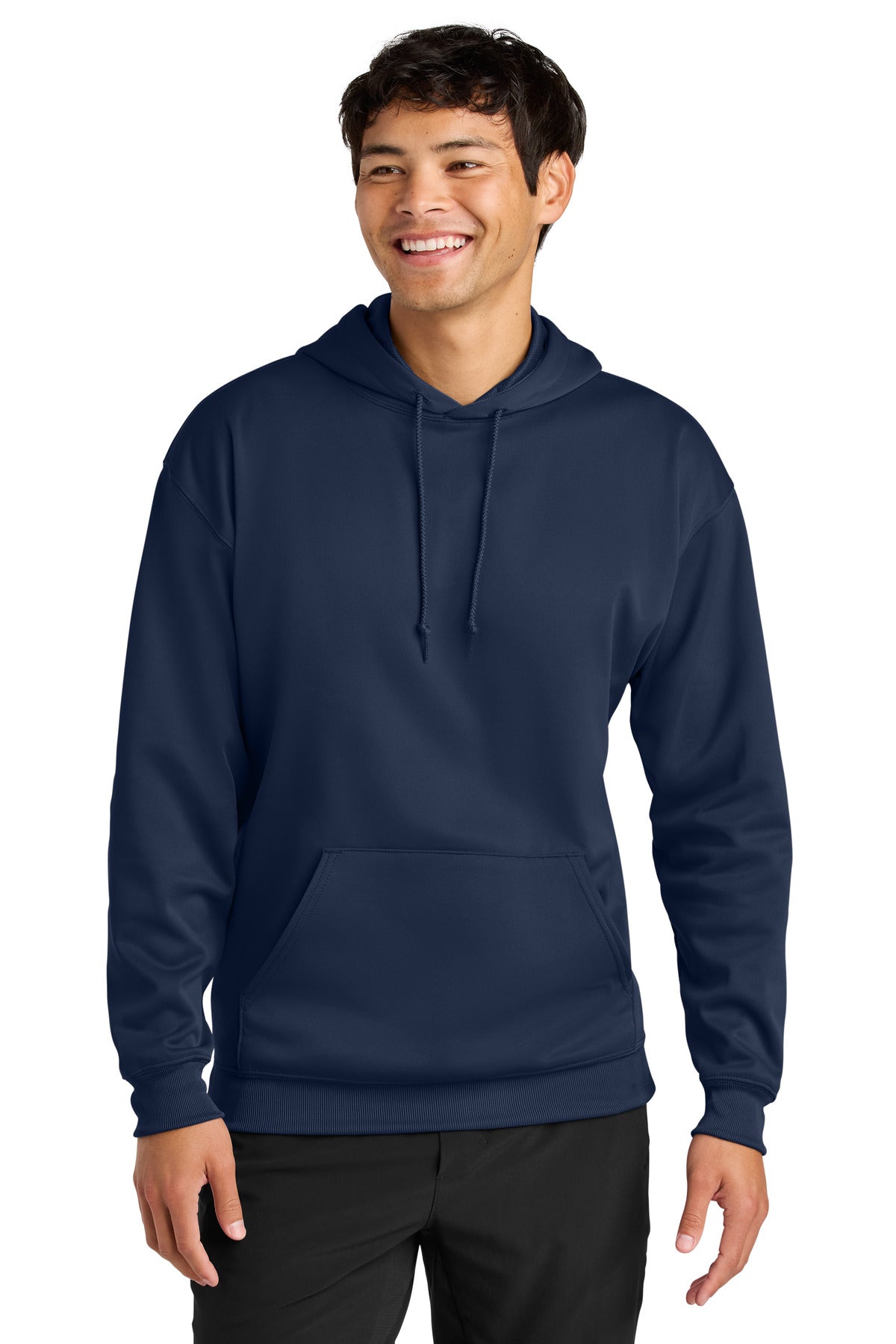 Custom logo A4 Sprint Tech Fleece Hoodie A4N4279 in Navy