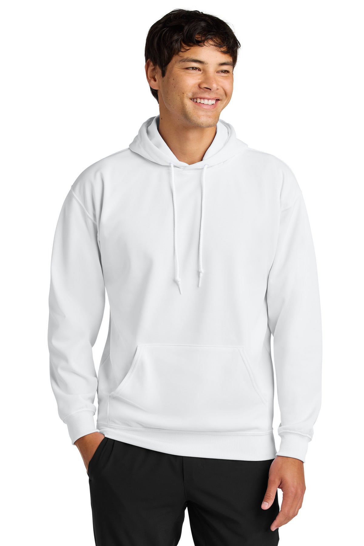Custom logo A4 Sprint Tech Fleece Hoodie A4N4279 in White