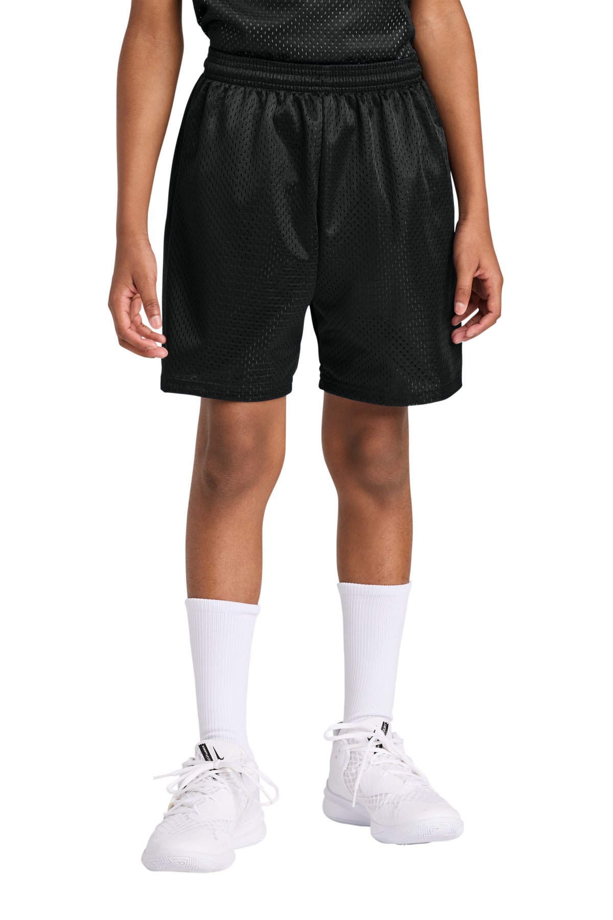 Custom logo A4 Youth Sprint 6  Mesh Short A4NB5301 in Black