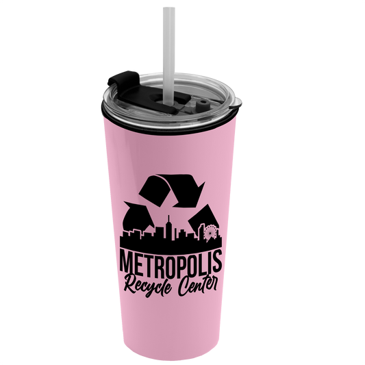 Roadmaster Travel Tumbler with 2-in-1 Lid with Straw - 18 oz.