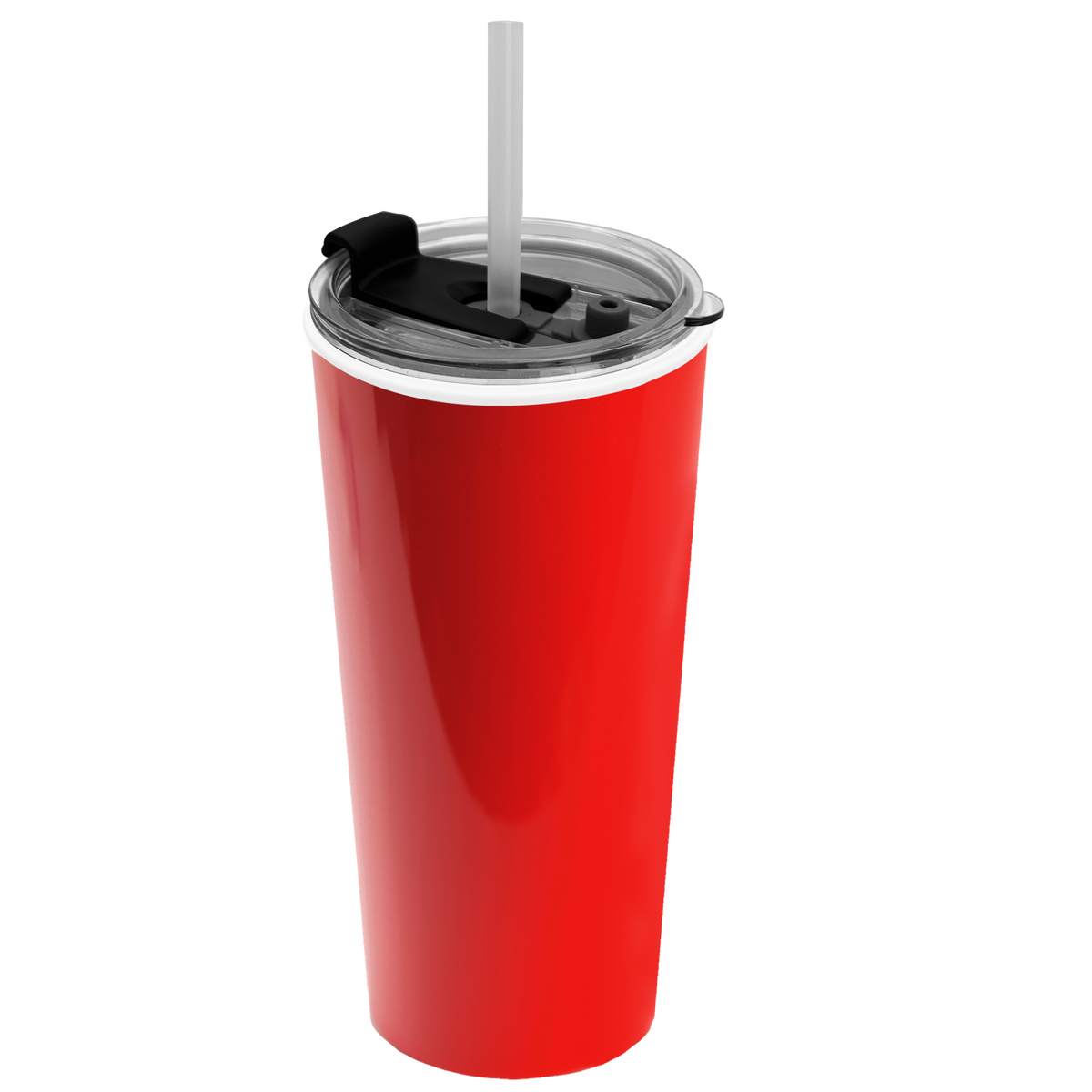 Custom logo Roadmaster Travel Tumbler with 2-in-1 Lid with Straw - 18 oz.