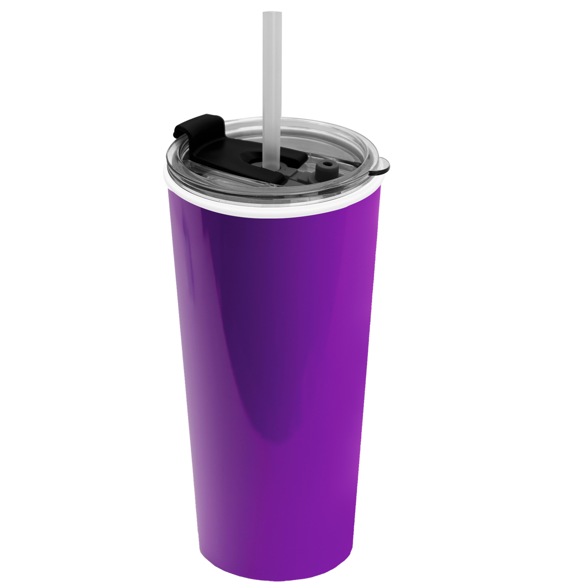 Custom logo Roadmaster Travel Tumbler with 2-in-1 Lid with Straw - 18 oz.