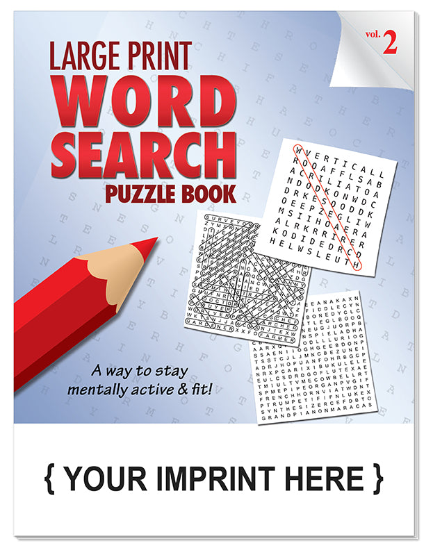 PUZZLE BOOK - LARGE PRINT Word Search Puzzle Book - Volume 2