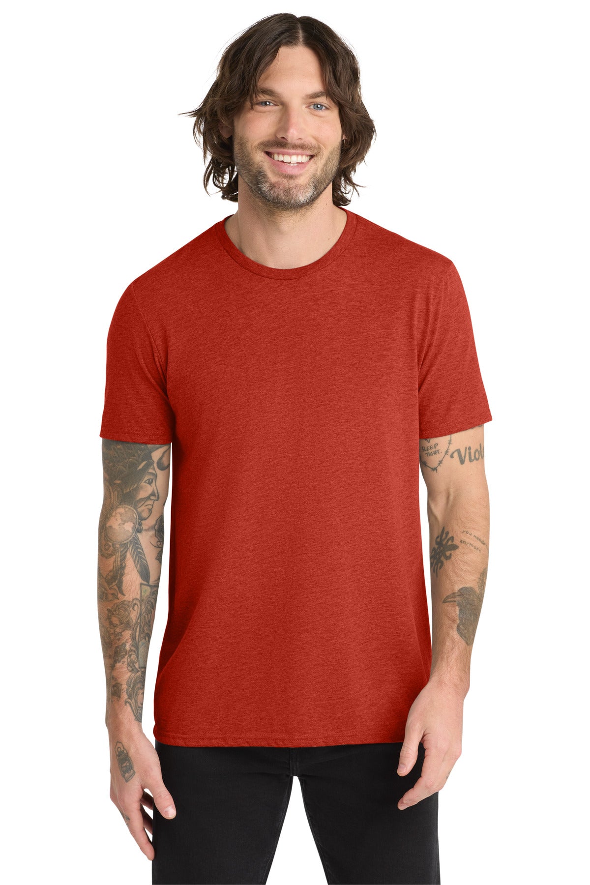 Custom logo Allmade ®  Unisex Tri-Blend Tee AL2004 in Desert Sun