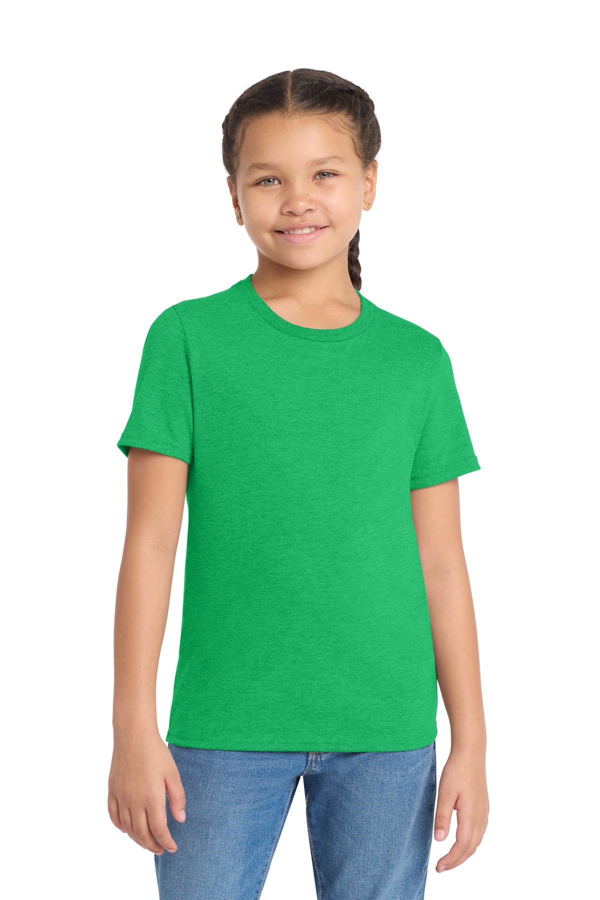 Custom logo Allmade ® Youth Tri-Blend Tee AL207 in Enviro Green
