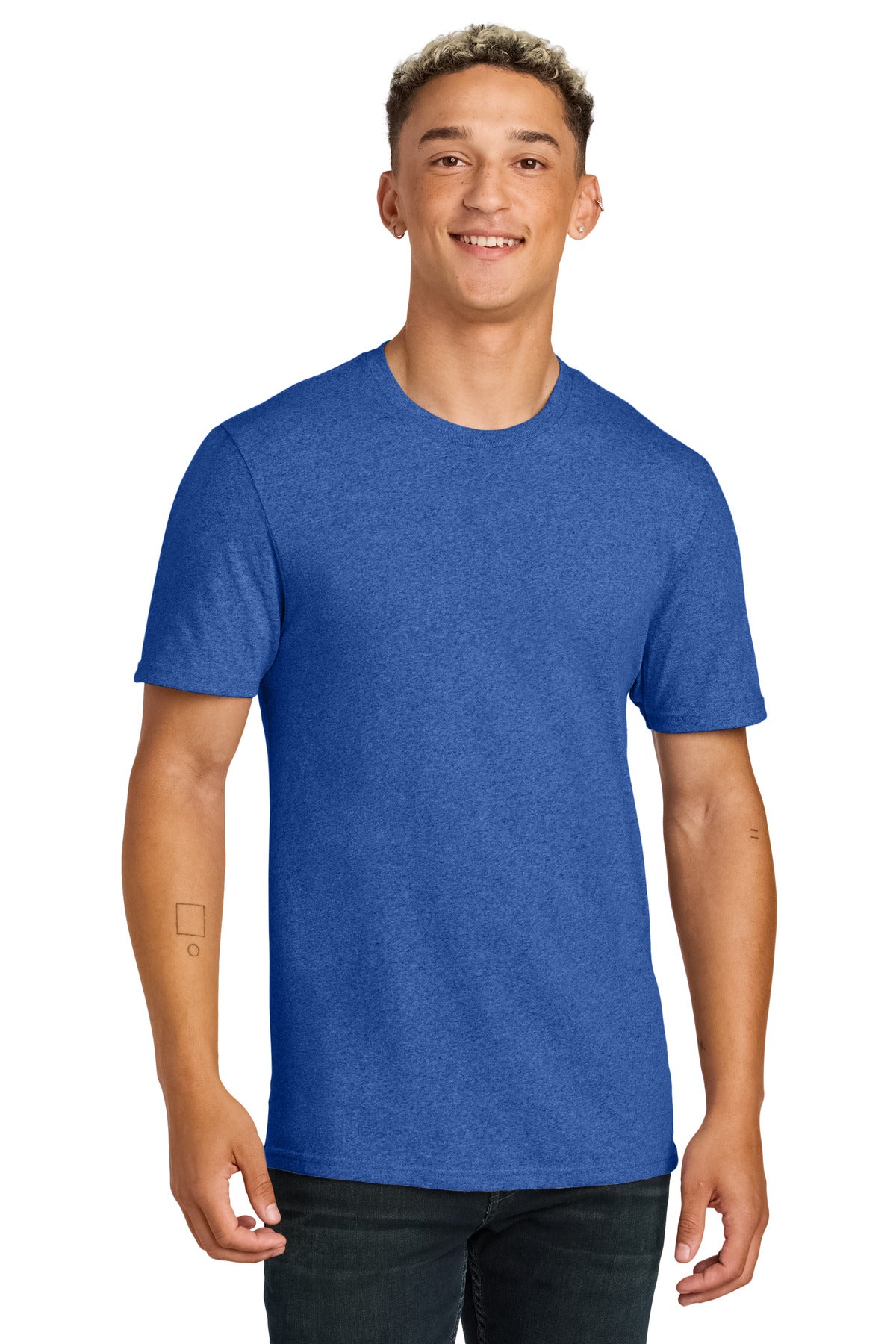 Custom logo Allmade® Unisex Recycled Blend Tee AL2300 in Reused Royal Heather