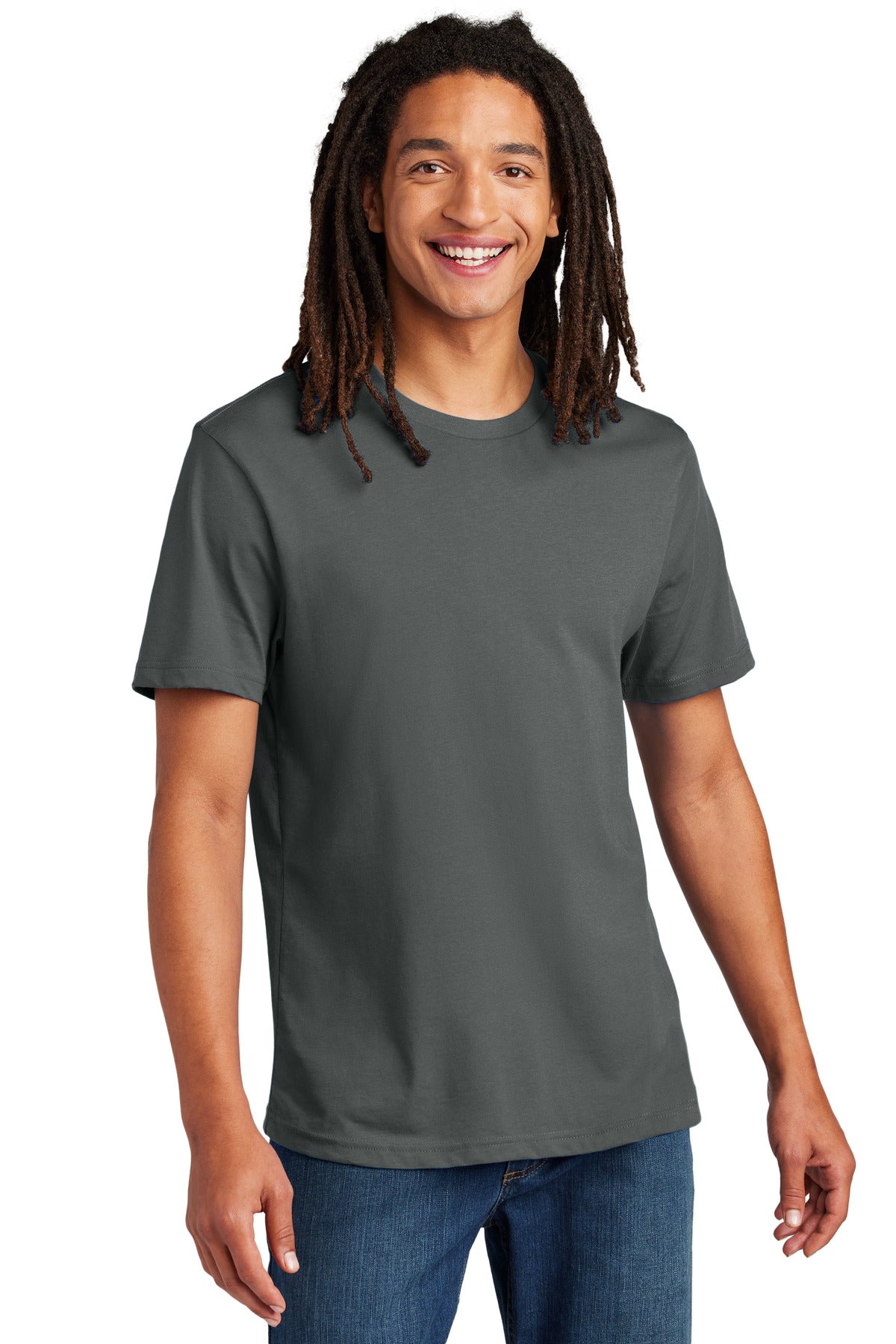 Custom logo Allmade® Unisex Heavyweight Recycled Cotton Tee AL3000 in Ash Grey